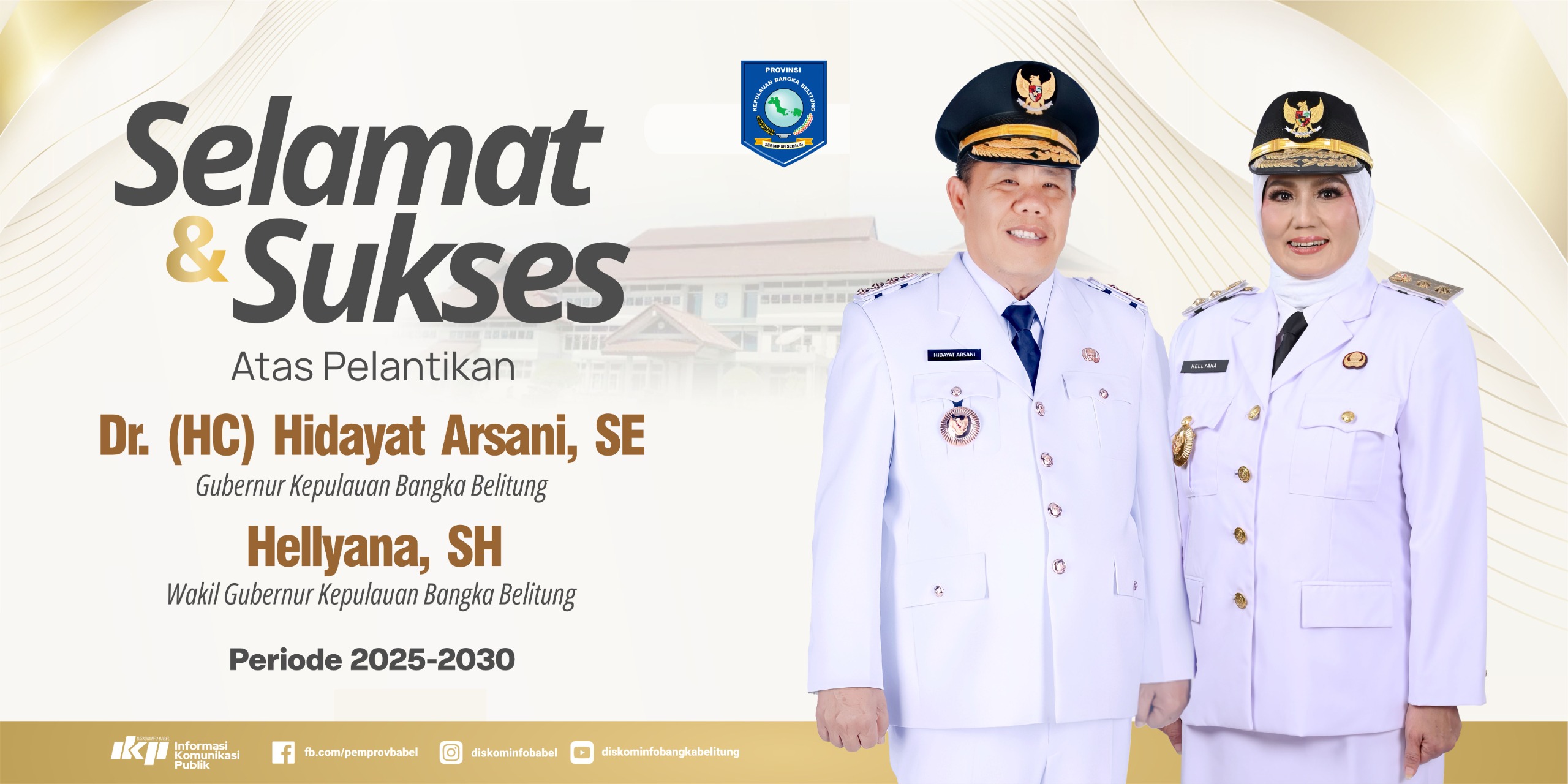 Pelantikan Gub dan Wagub