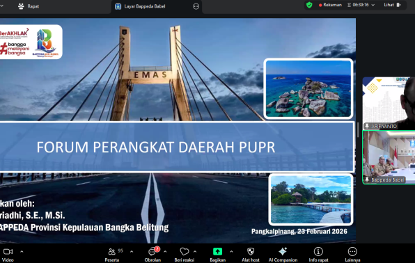 Forum Perangkat Daerah PUPR Babel Bahas Efisiensi Anggaran dan Arah Pembangunan 2027